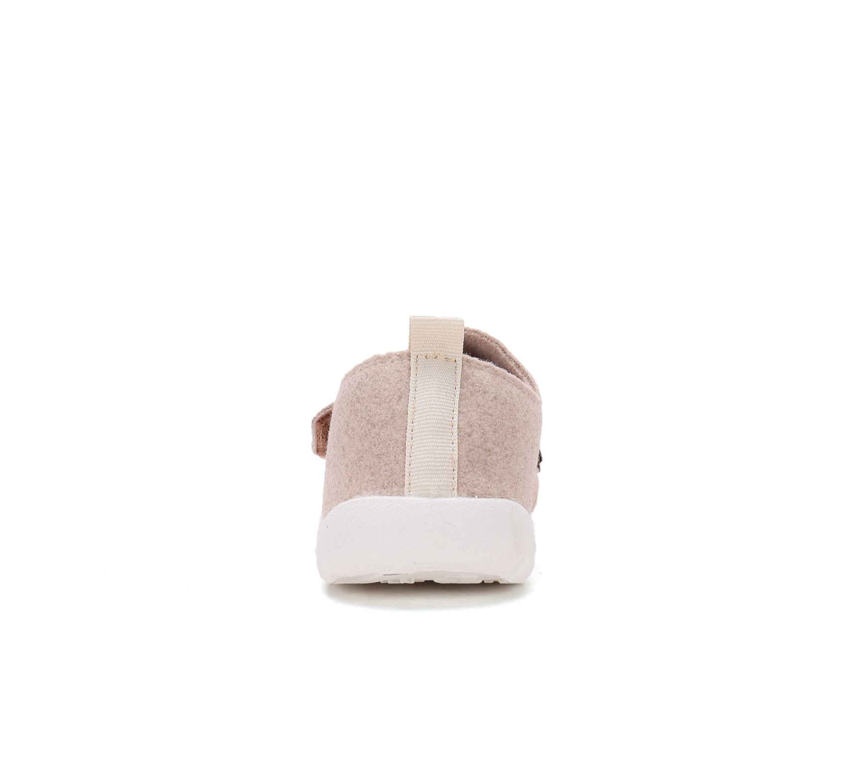 D.D.Step pantofi fete Barefoot de interior din panza 20-25 Cream cu cerb