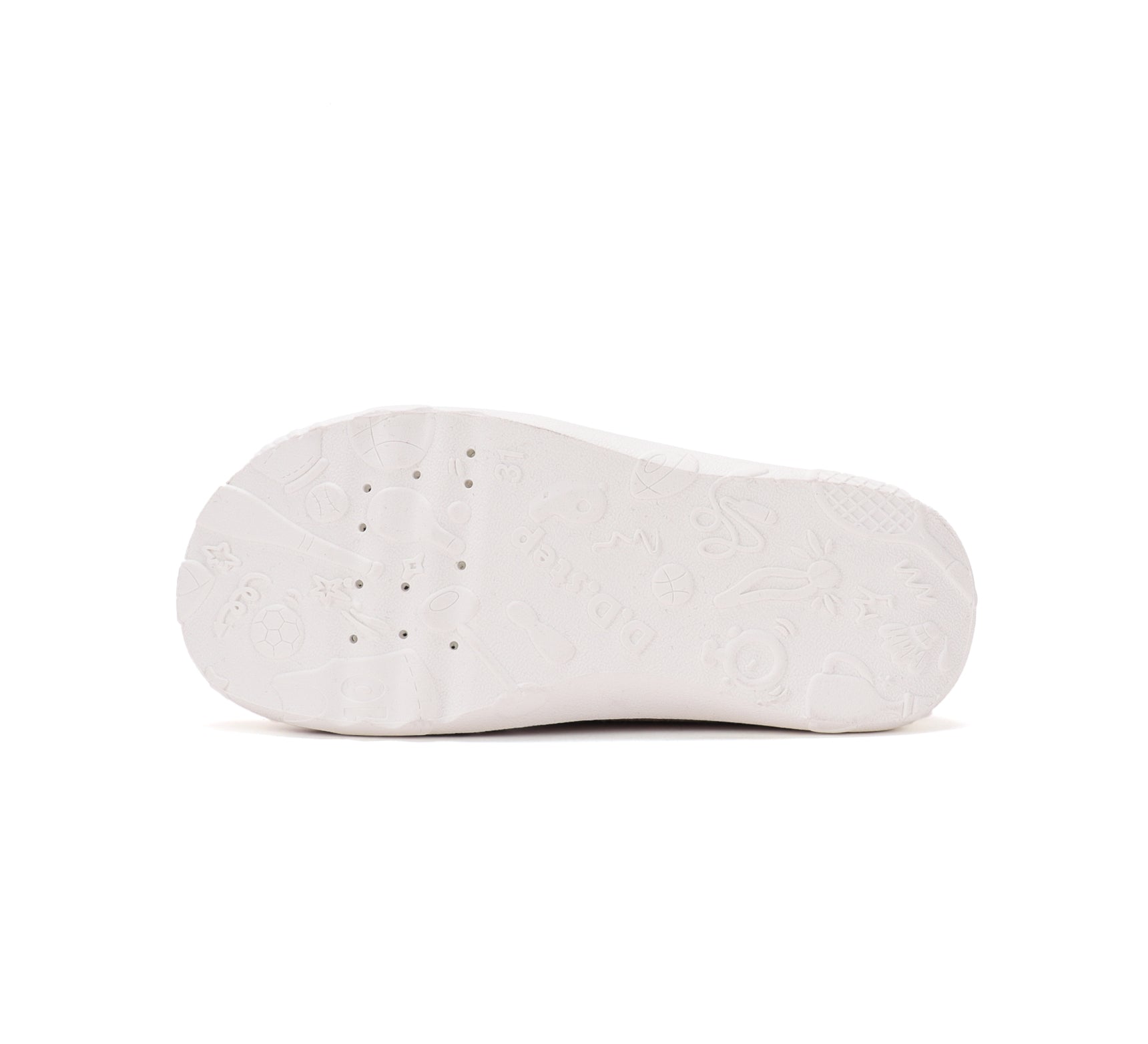 D.D.Step pantofi fete Barefoot de interior din panza 20-25 Cream cu cerb