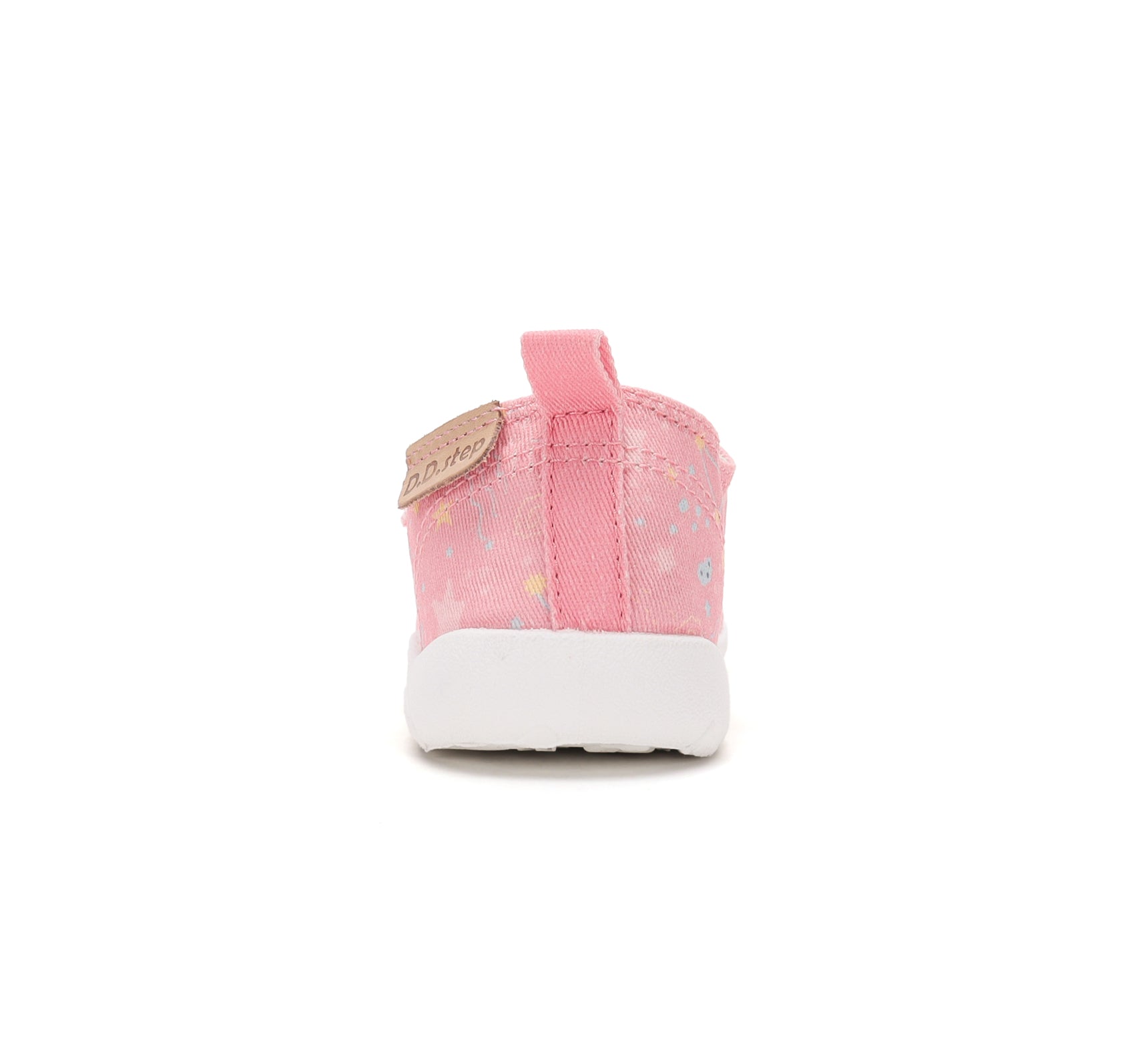 D.D.Step pantofi fete Barefoot de interior din panza 20-25 Strawberry cu stelute
