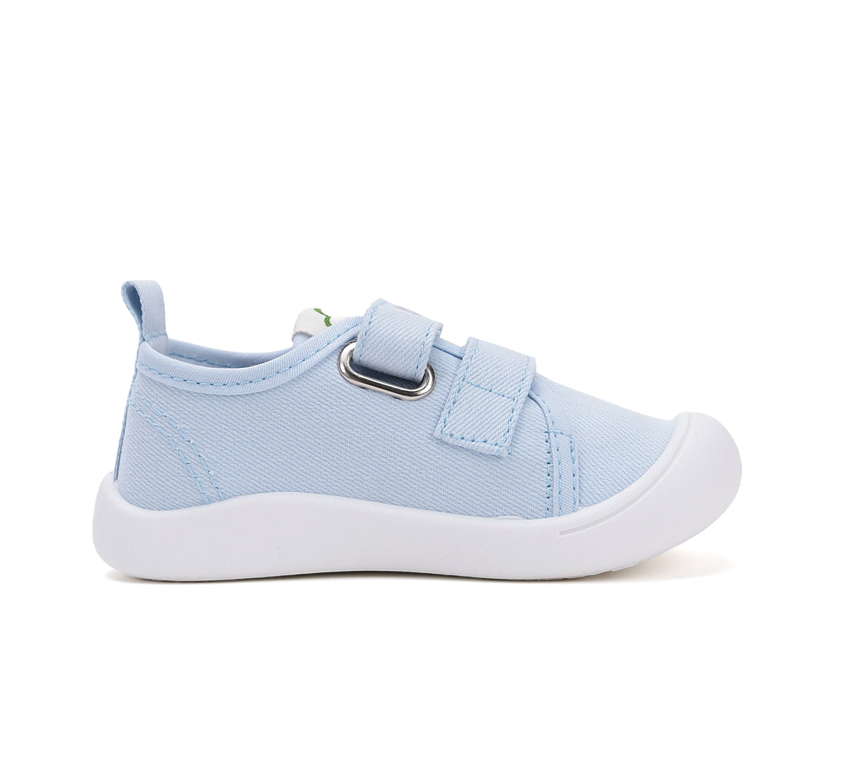 D.D.Step tenisi fete din panza 22-27 Sky Blue cu purecelus roz