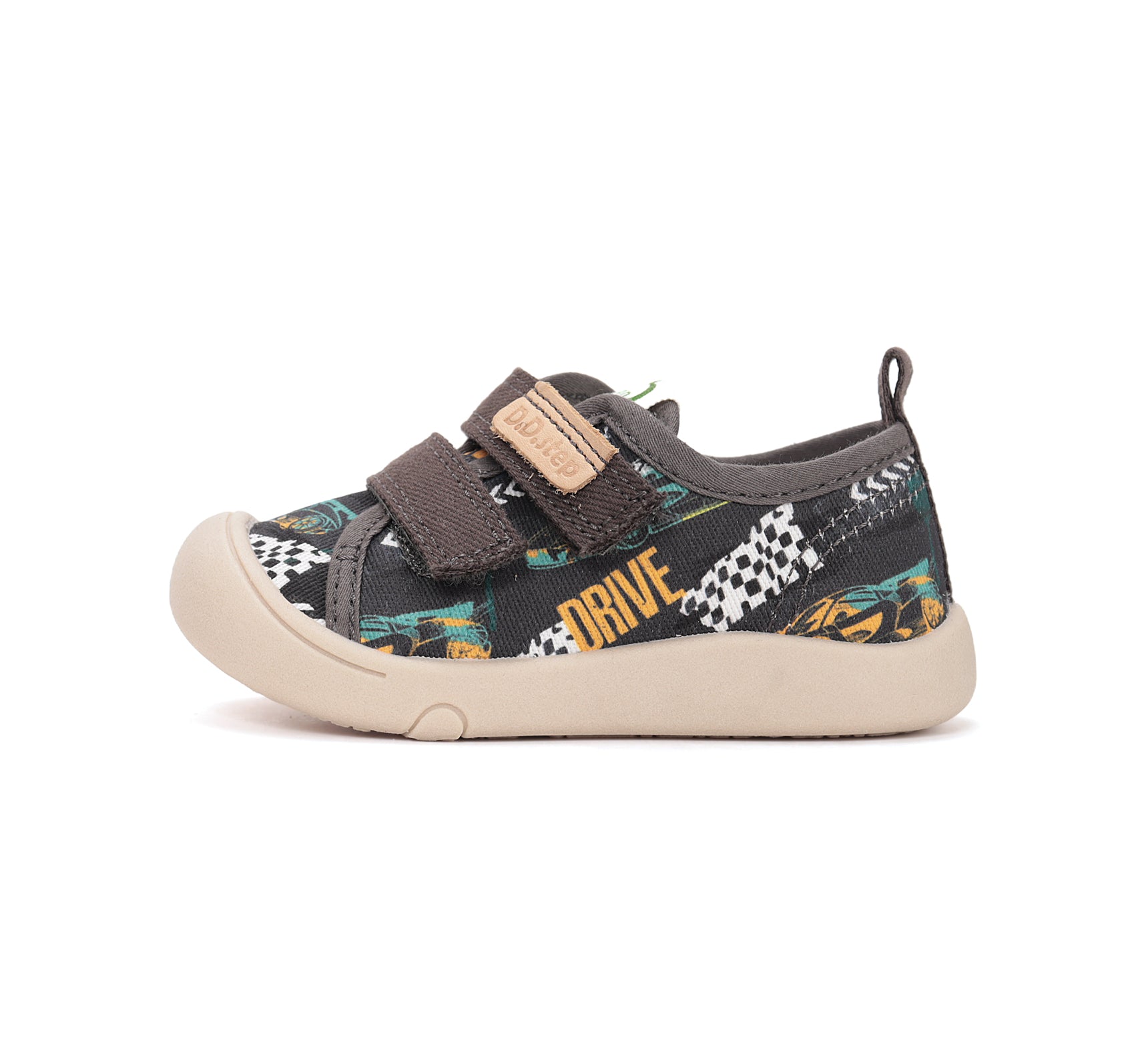 D.D.Step tenisi baieti din panza 22-33 Marine Grey Drive