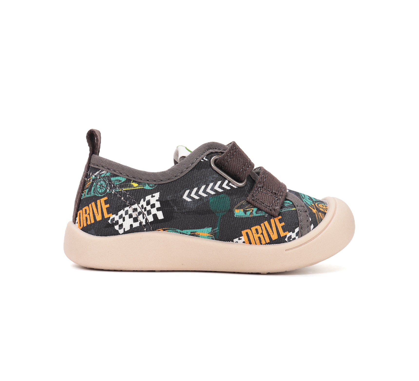 D.D.Step tenisi baieti din panza 22-33 Marine Grey Drive