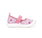 D.D.Step tenisi fete decupati din panza 28-33 Daisy Pink Skate