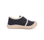 D.D.Step tenisi baieti din panza 22-27 Royal Blue cu Hippo
