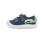 D.D.Step tenisi baieti din panza SUN REACTIVE 22-33 Royal Blue cu dino