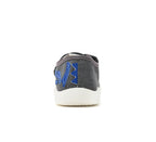D.D.Step tenisi baieti din panza SUN REACTIVE 22-33 Marine Grey cu dino