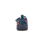 D.D.Step tenisi baieti din panza 22-27 Aero Blue cu Football
