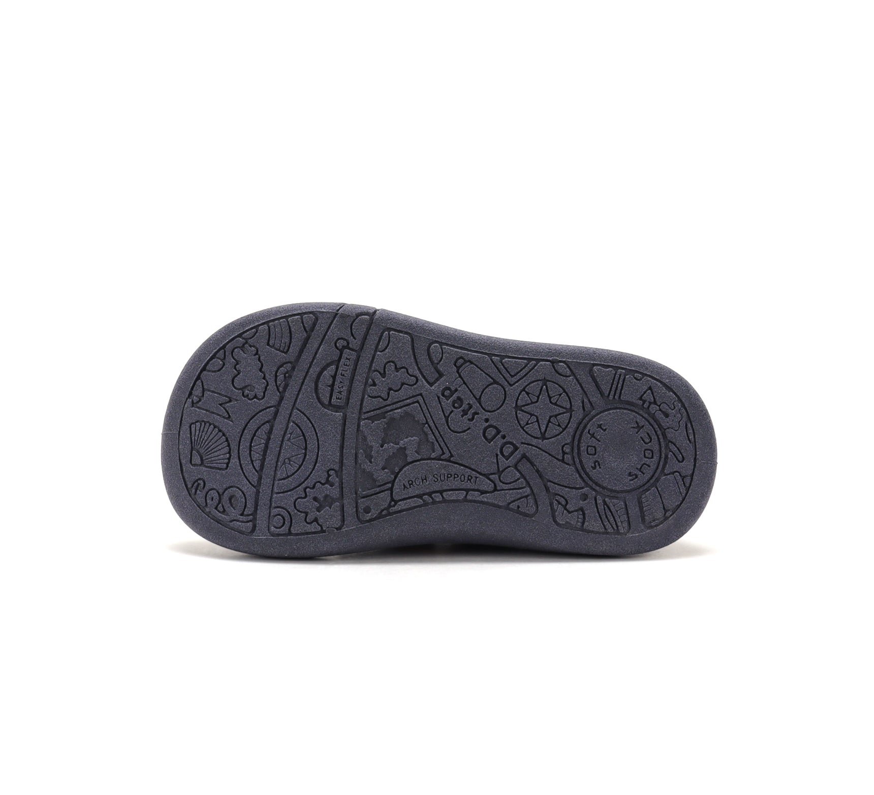 D.D.Step tenisi baieti din panza 22-27 Aero Blue cu Football