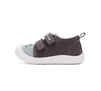 D.D.Step tenisi baieti din panza 22-27 Marine Grey cu broscuta