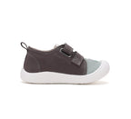 D.D.Step tenisi baieti din panza 22-27 Marine Grey cu broscuta