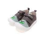 D.D.Step tenisi baieti din panza 22-27 Marine Grey cu broscuta