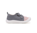 D.D.Step tenisi fete din panza 22-27 Metallic Grey cu iepuras