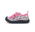 D.D.Step tenisi fete din panza 22-27 Lila cu unicorn