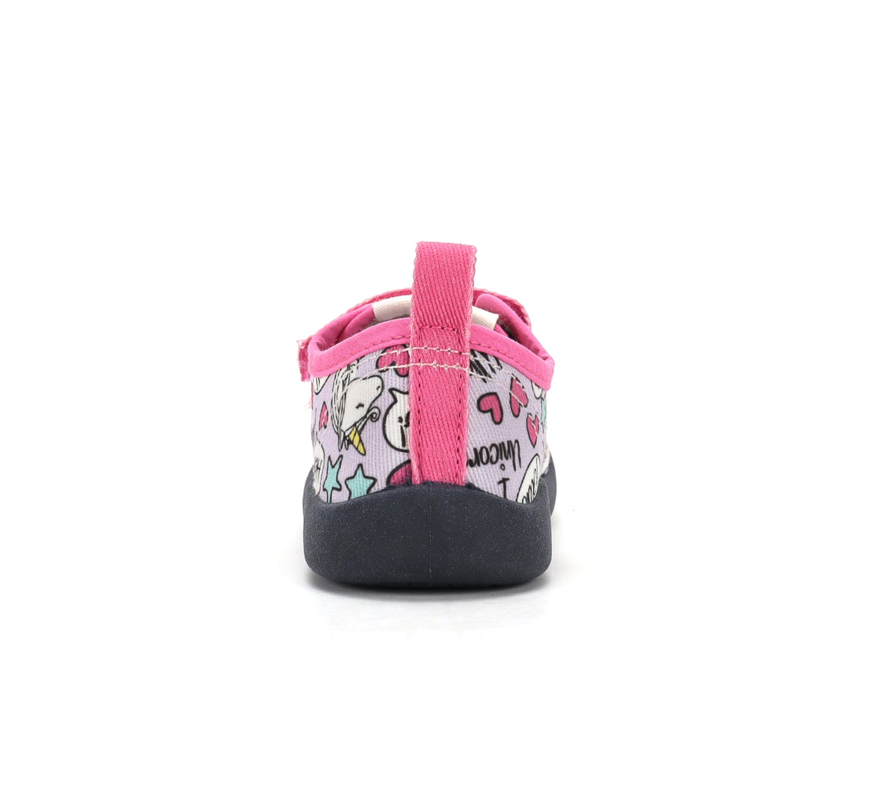 D.D.Step tenisi fete din panza 22-27 Lila cu unicorn
