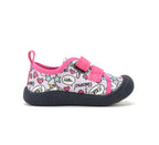 D.D.Step tenisi fete din panza 22-27 Lila cu unicorn