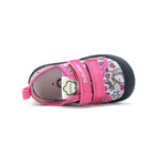 D.D.Step tenisi fete din panza 22-27 Lila cu unicorn