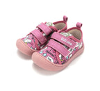 D.D.Step tenisi fete din panza 22-33 Strawberry cu unicorn
