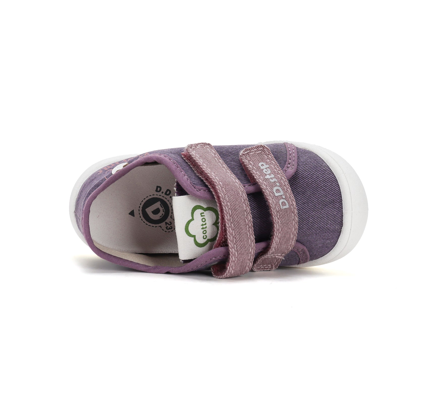 D.D.Step tenisi fete din panza SUN REACTIVE 22-33 Grape