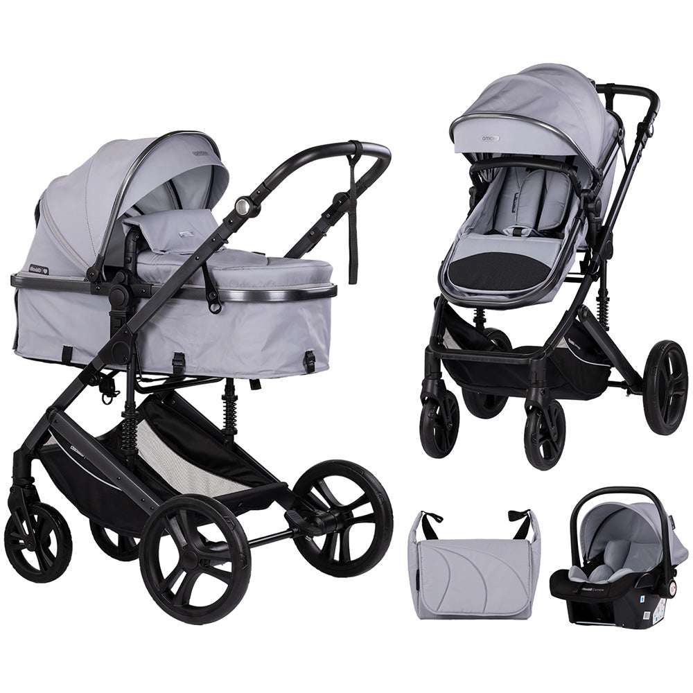 Chipolino carucior 3in1 Amore 0m+ Platinum Imagine principală a produsului