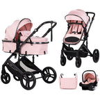 Chipolino carucior 3in1 Amore 0m+ Powder Pink
