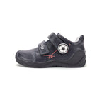 D.D.Step pantofi baieti Ponte20 supinati 22-33 Royal Blue cu minge