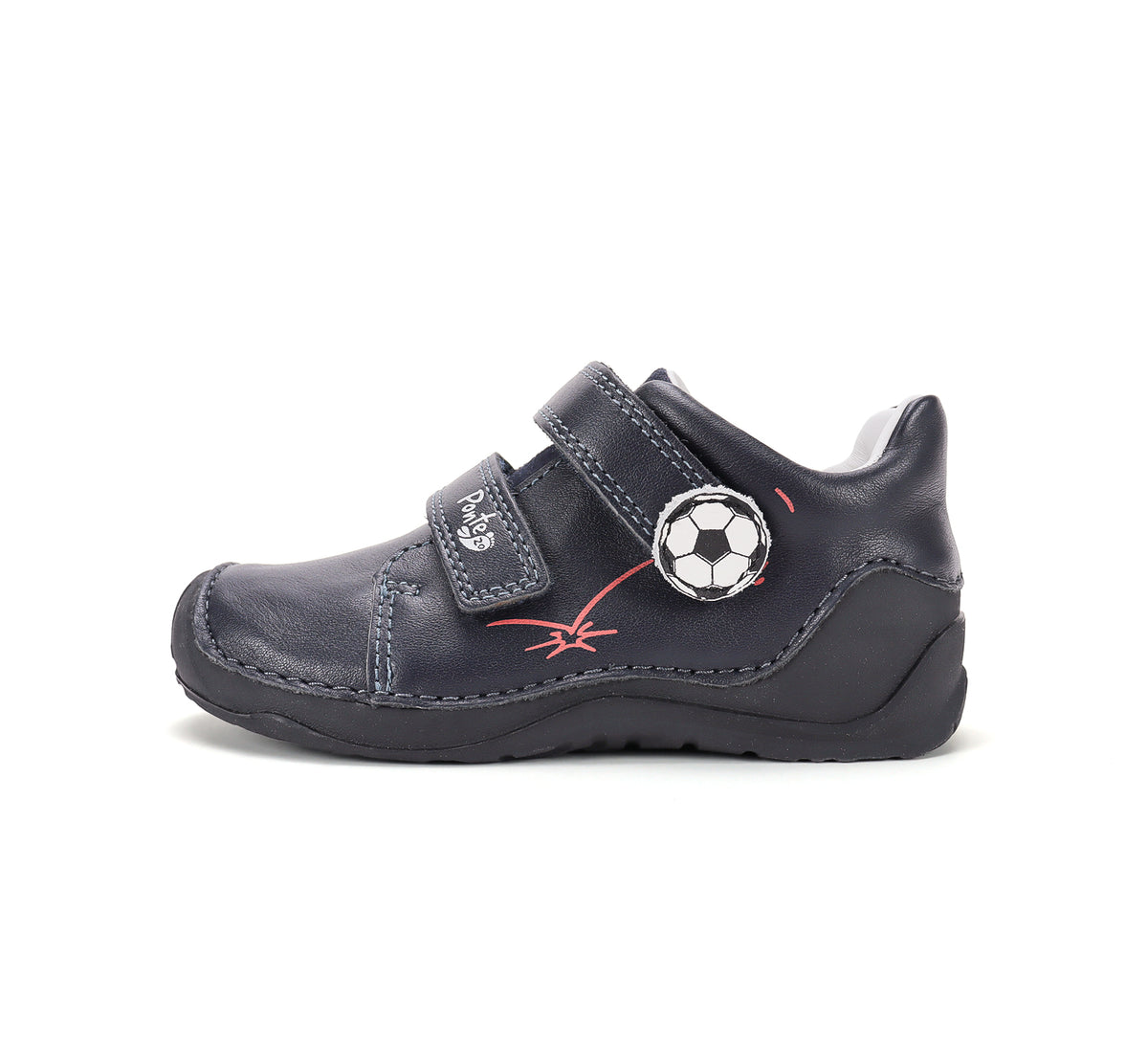 D.D.Step pantofi baieti Ponte20 supinati 22-33 Royal Blue cu minge