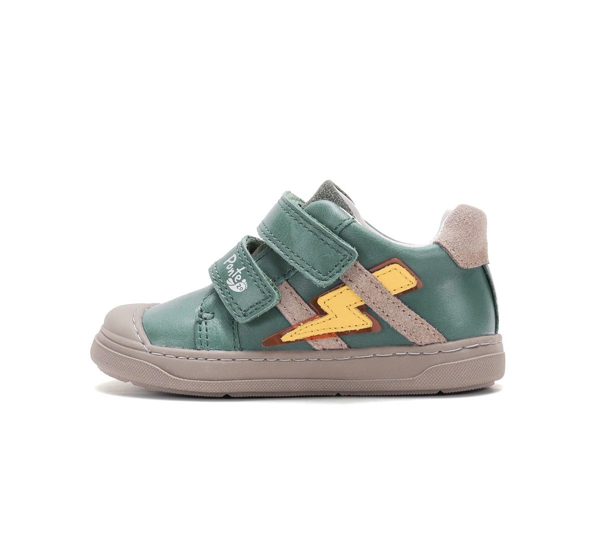 D.D.Step pantofi baieti Ponte20 supinati 22-27 Moss Green cu fulger