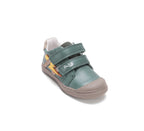 D.D.Step pantofi baieti Ponte20 supinati 22-27 Moss Green cu fulger
