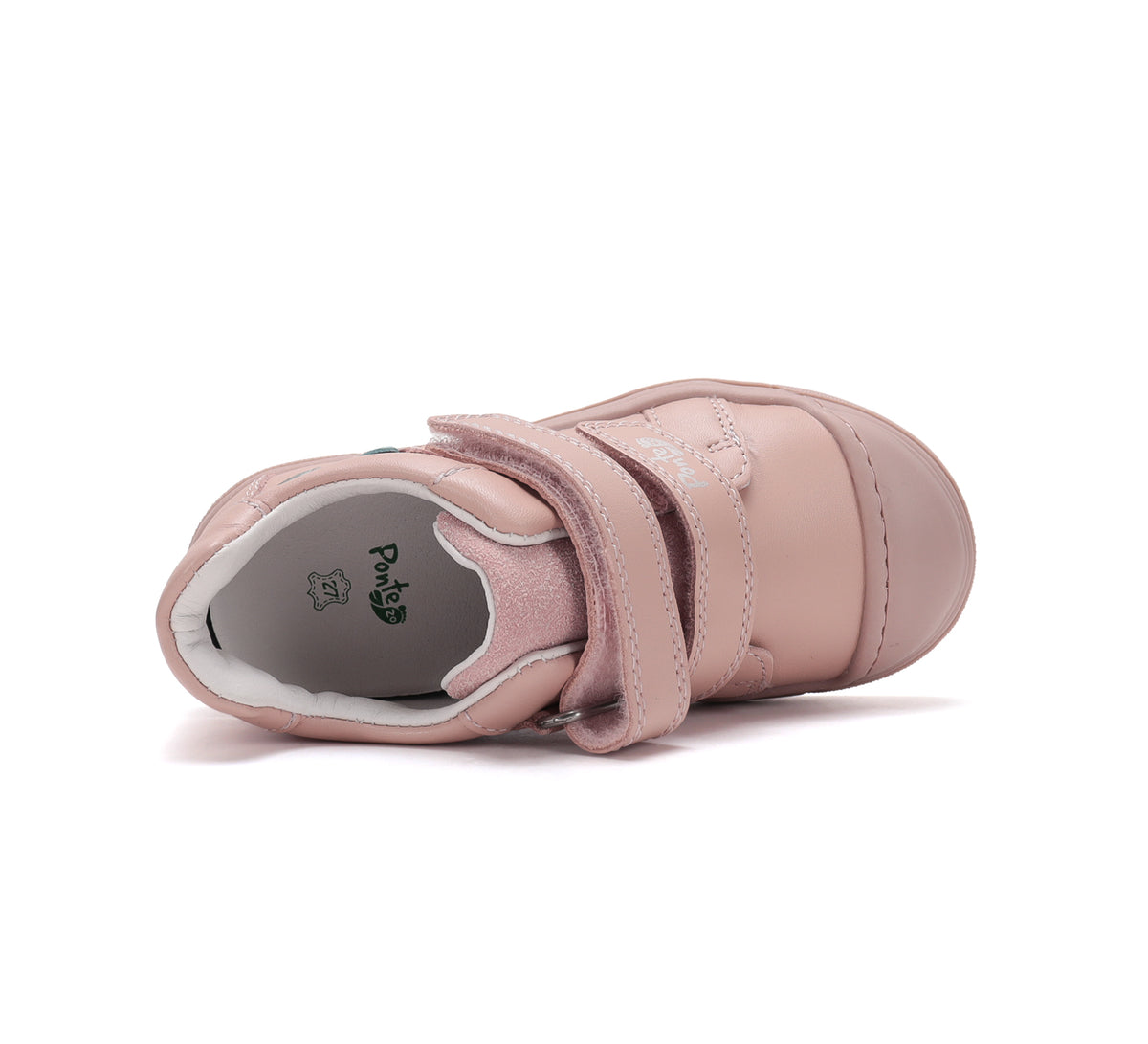 D.D.Step pantofi fete Ponte20 supinati 22-33 Baby Pink cu floricele