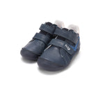 D.D.Step pantofi baieti Ponte20 supinati 24-35 Royal Blue cu dunga