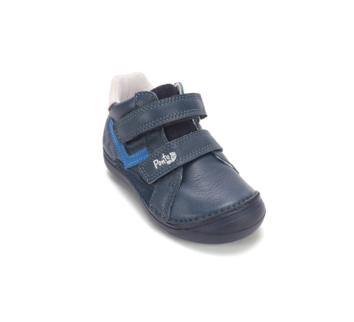 D.D.Step pantofi baieti Ponte20 supinati 24-35 Royal Blue cu dunga