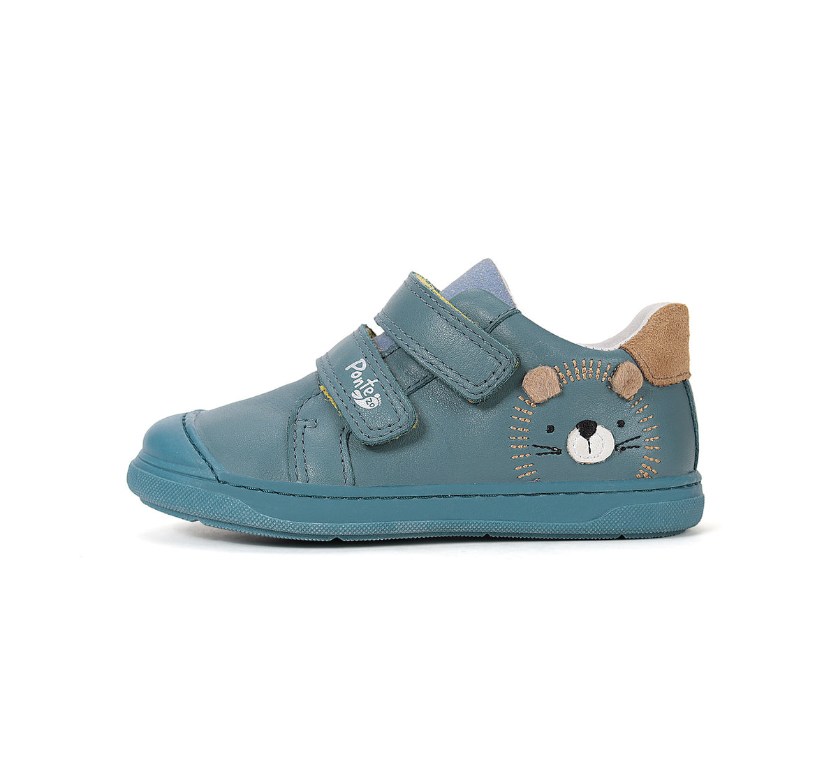 D.D.Step pantofi baieti Ponte20 supinati 22-27 Turquoise cu ursulet