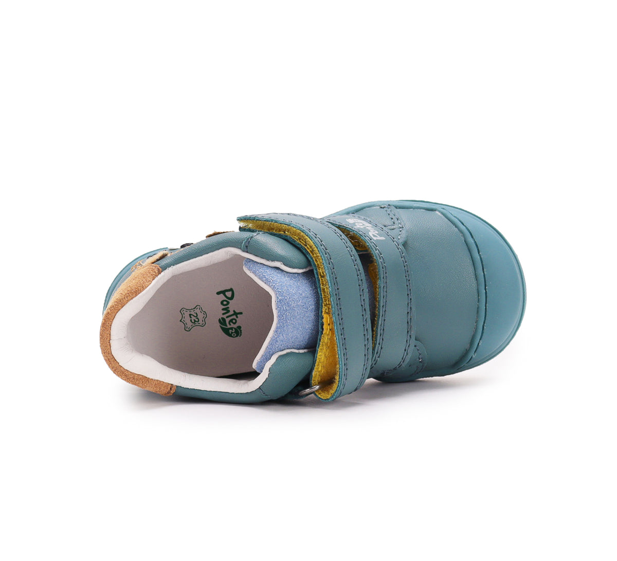 D.D.Step pantofi baieti Ponte20 supinati 22-27 Turquoise cu ursulet