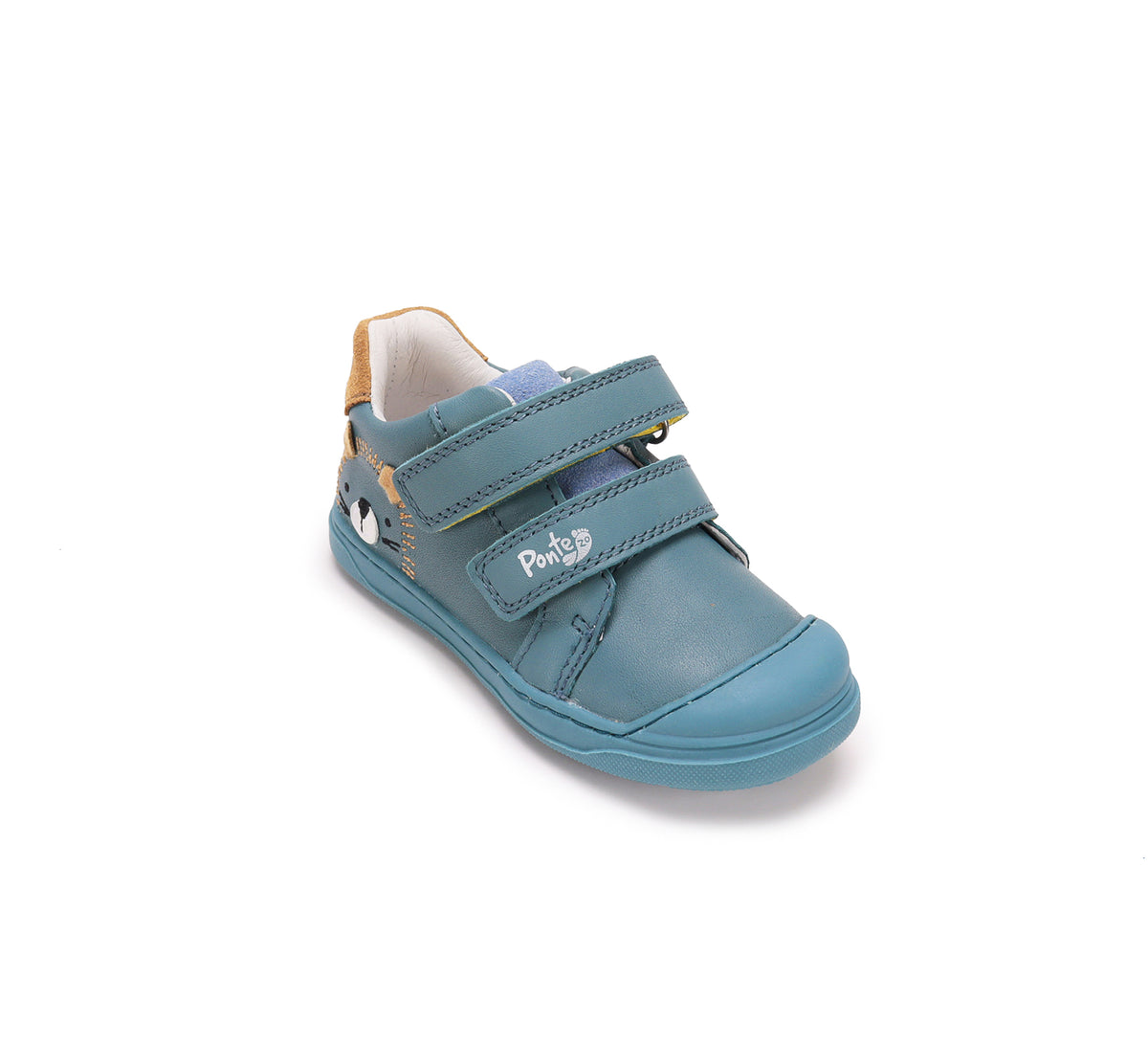 D.D.Step pantofi baieti Ponte20 supinati 22-27 Turquoise cu ursulet