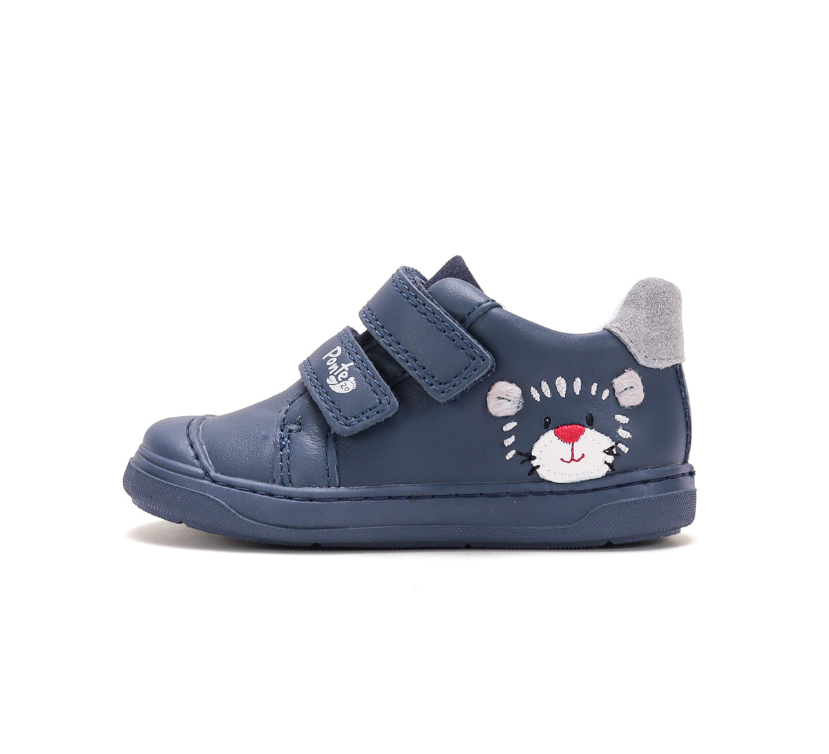 D.D.Step pantofi baieti Ponte20 supinati 22-27 Royal Blue cu tigru