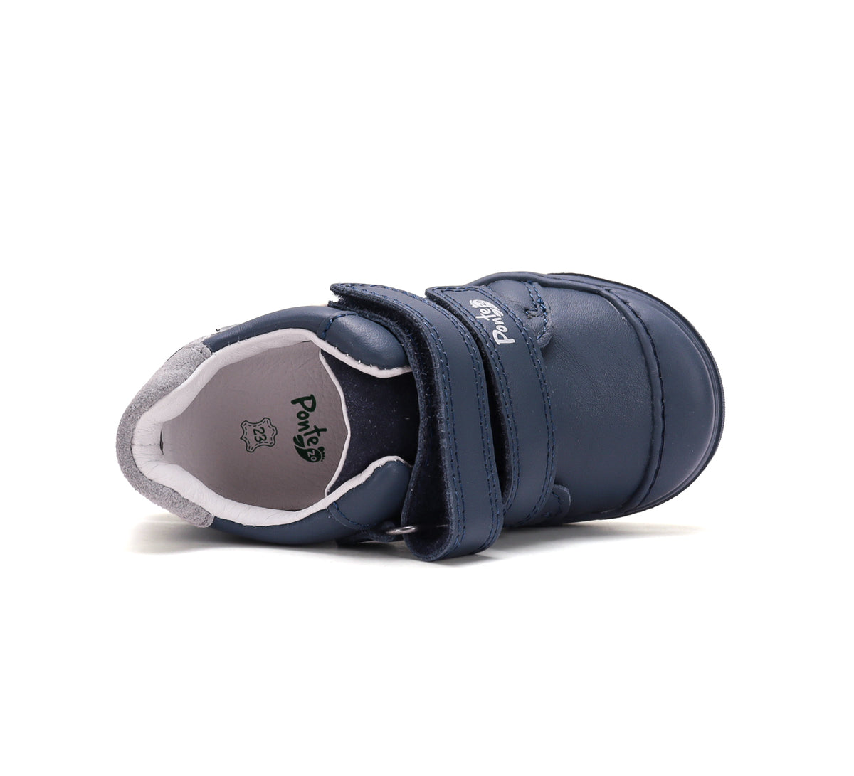 D.D.Step pantofi baieti Ponte20 supinati 22-27 Royal Blue cu tigru