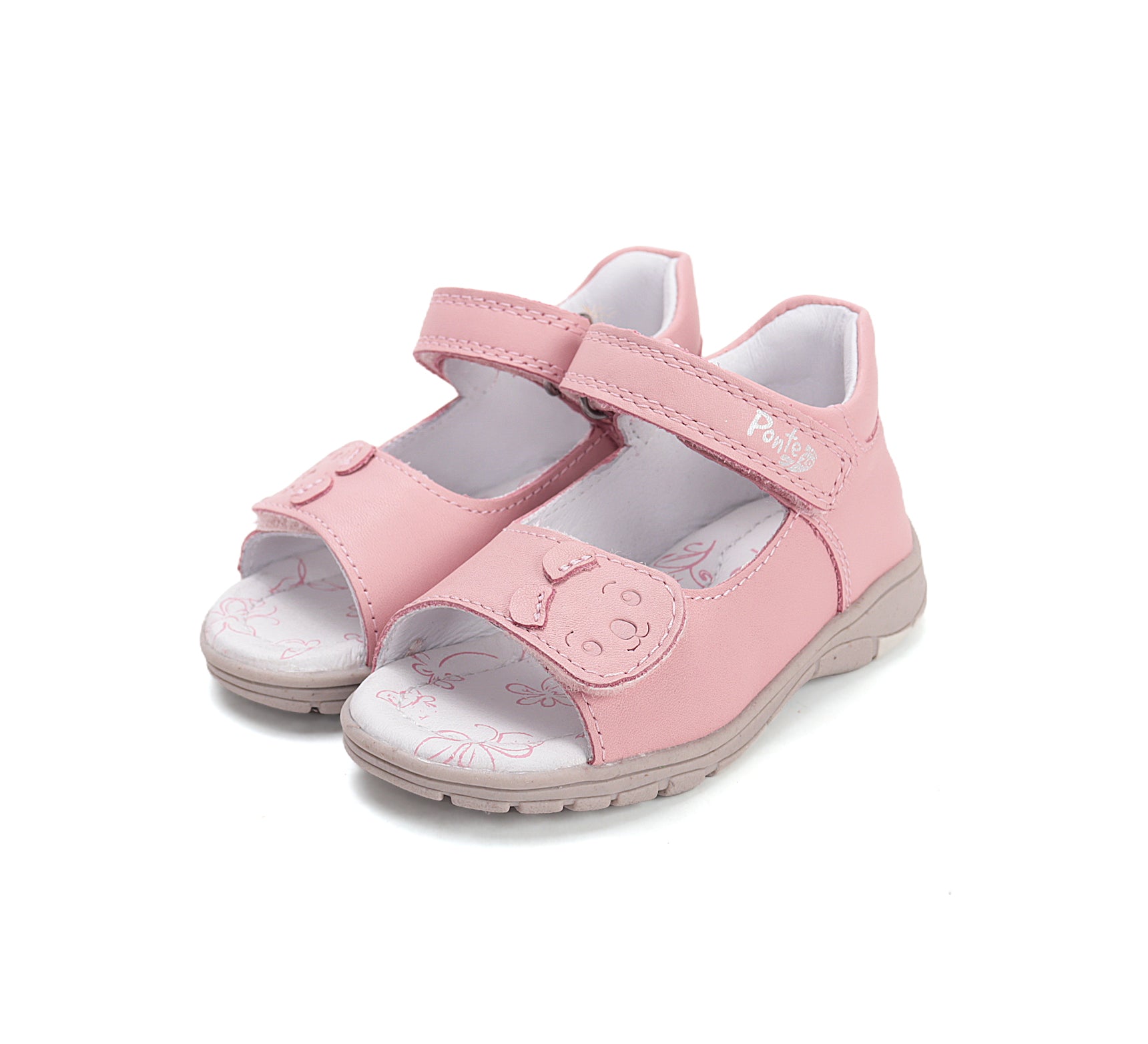 D.D.Step sandale fete Ponte20 supinati 22-27 Baby Pink cu ursulet Imagine principală a produsului