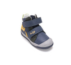D.D.Step pantofi baieti Ponte20 supinati 22-27 Royal Blue cu crocodil