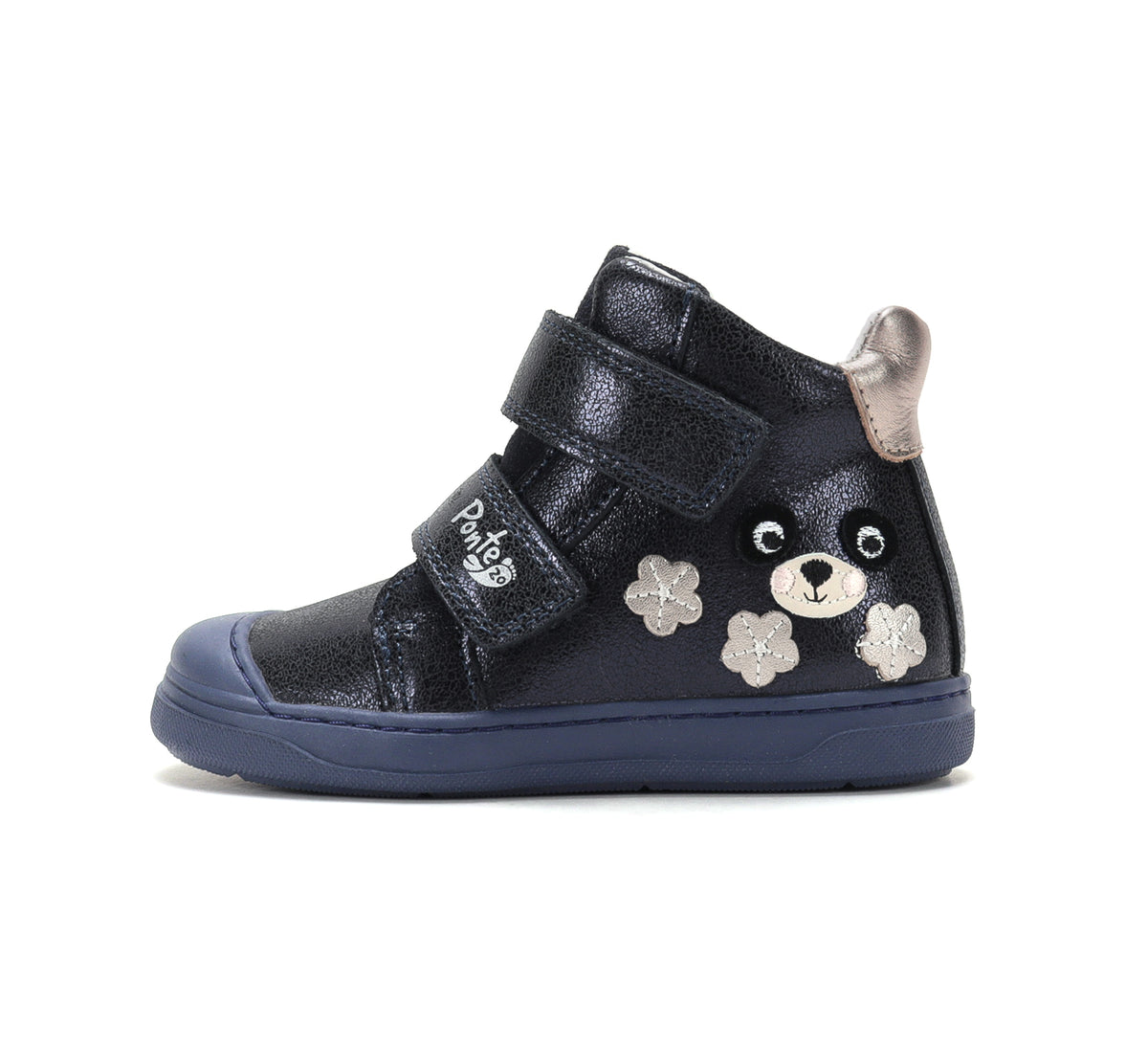 D.D.Step pantofi fete Ponte20 supinati 22-27 Cobalt cu ursulet