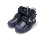 D.D.Step pantofi fete Ponte20 supinati 22-27 Cobalt cu ursulet
