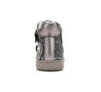 D.D.Step pantofi fete Ponte20 supinati 22-27 Metallic Grey cu inimioare
