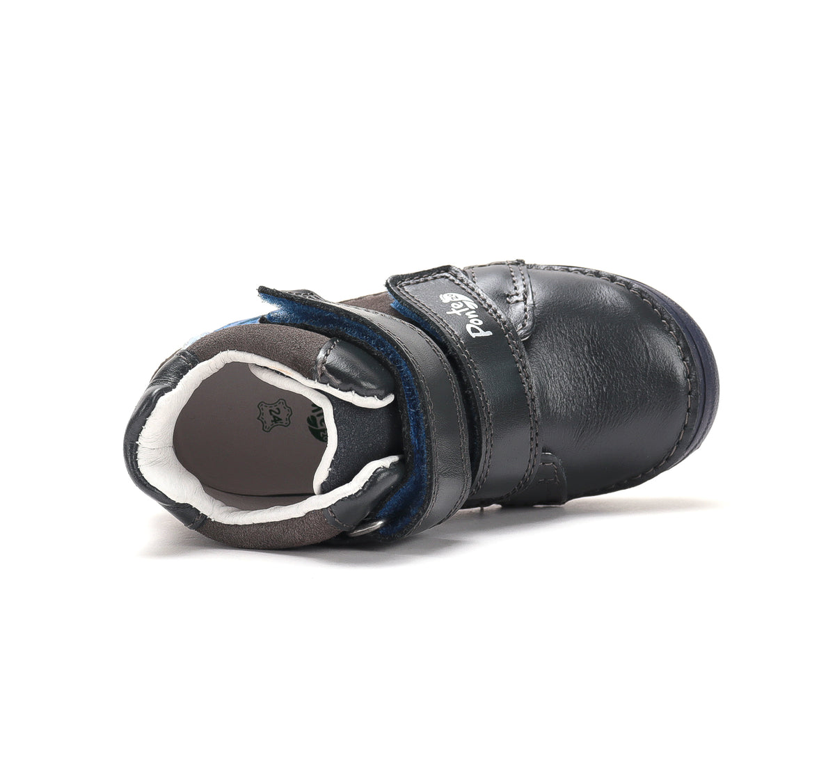 D.D.Step pantofi baieti Ponte20 supinati 30-35 Marine grey cu albastru