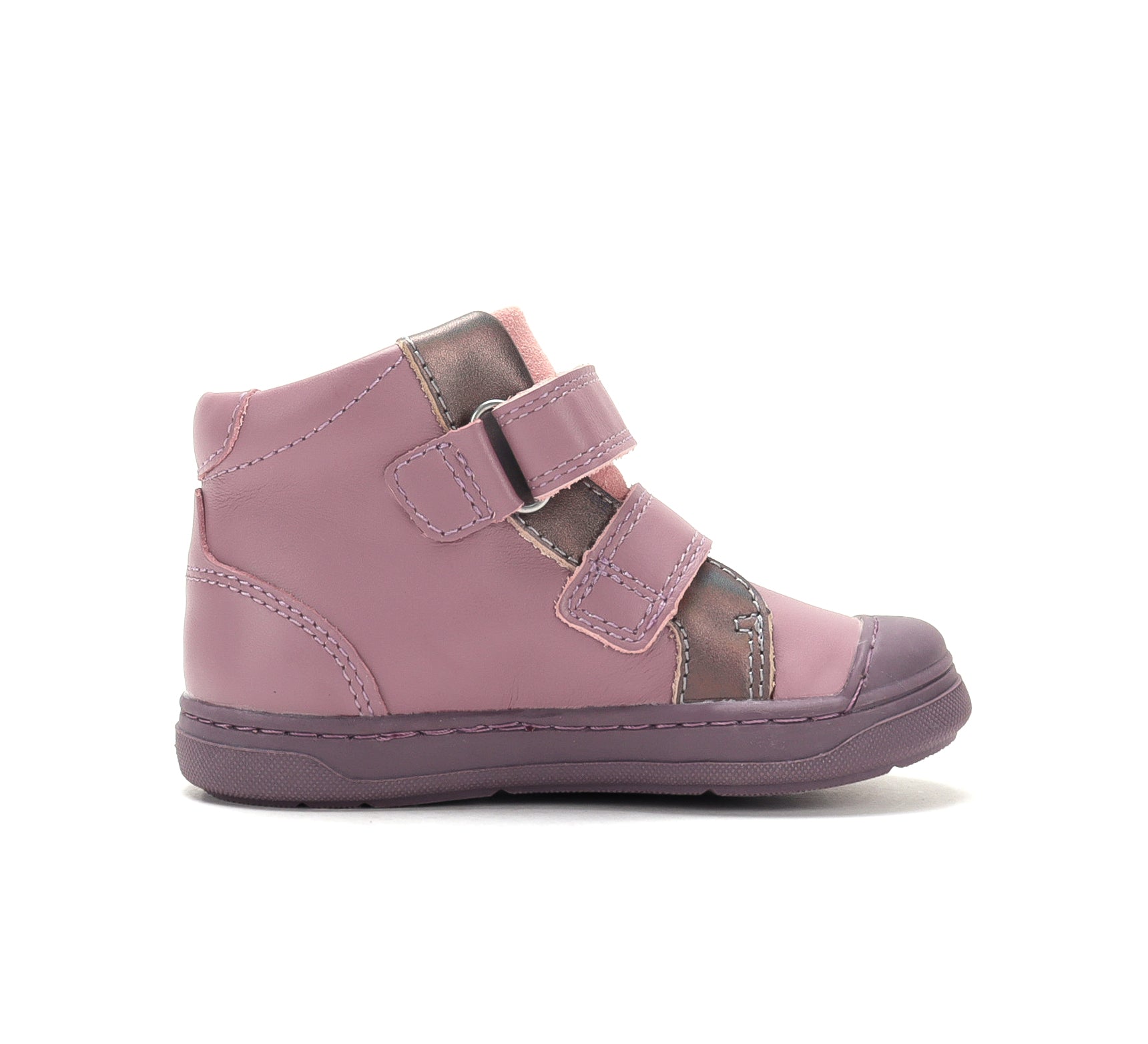 D.D.Step pantofi fete Ponte20 supinati 22-33 Lila cu floricele