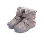 D.D.Step ghete baieti imblanite Ponte20 supinati 22-27 Champagne cu vulpe