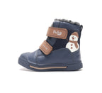 D.D.Step ghete baieti imblanite Ponte20 supinati Aqua-Tex 22-27 Royal Blue cu om de zapada