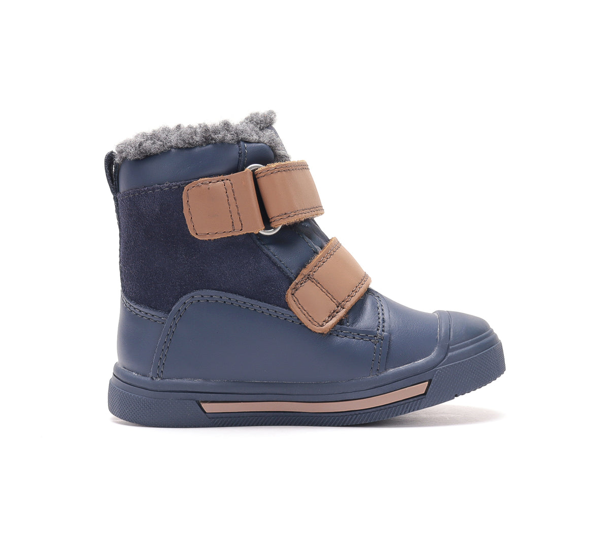 D.D.Step ghete baieti imblanite Ponte20 supinati Aqua-Tex 22-27 Royal Blue cu om de zapada