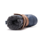 D.D.Step ghete baieti imblanite Ponte20 supinati Aqua-Tex 22-27 Royal Blue cu om de zapada