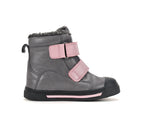 D.D.Step ghete fete imblanite Ponte20 supinati Aqua-Tex 22-27 Metallic Grey cu om de zapada
