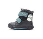 D.D.Step ghete baieti imblanite Ponte20 supinati Aqua-Tex 22-27 Black cu om de zapada