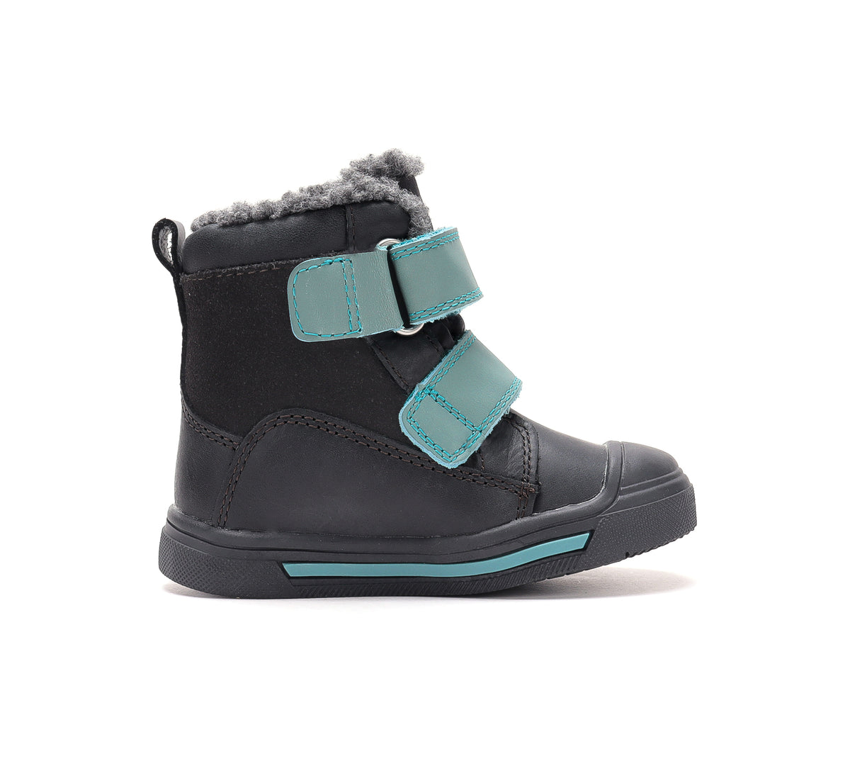 D.D.Step ghete baieti imblanite Ponte20 supinati Aqua-Tex 22-27 Black cu om de zapada